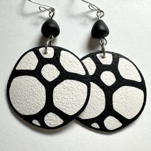 Monochrome Abstract Statement Earrings